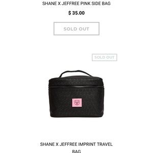 ShanexJeffree imprint travel bag